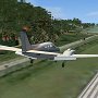 Beechcraft Baron landing in St. Marteen